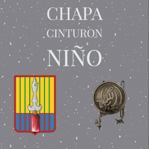 CHAPA CINTURON JUVENIL/NIÑO