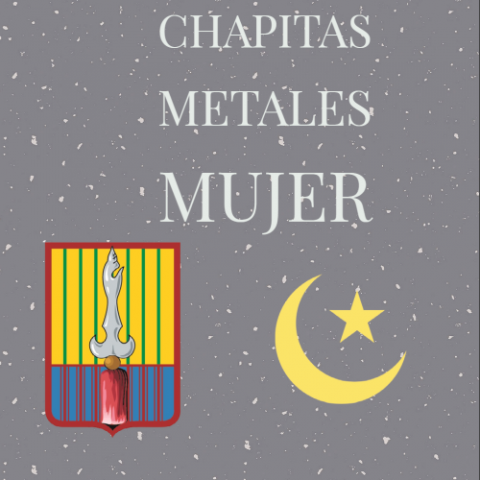 JUEGO CHAPITAS METALES MUJER