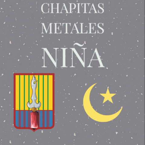 JUEGO CHAPITAS METALES MUJER JUVENIL/NIÑA