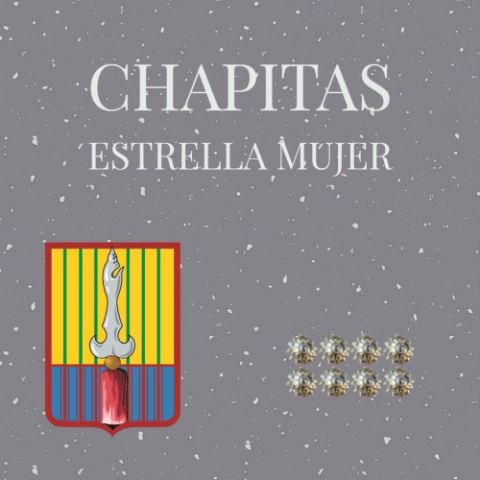 JUEGO CHAPITAS ESTRELLA CUEROS MUJER JUVENIL/NIÑA